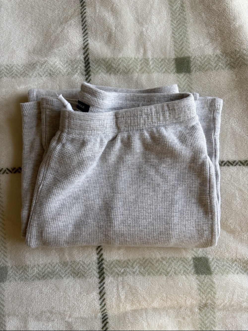 Brandy Melville Light Gray Wide Leg Pants